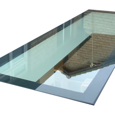 Baldosa de cristal transitable