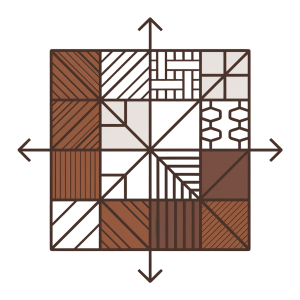 variedad de materiales